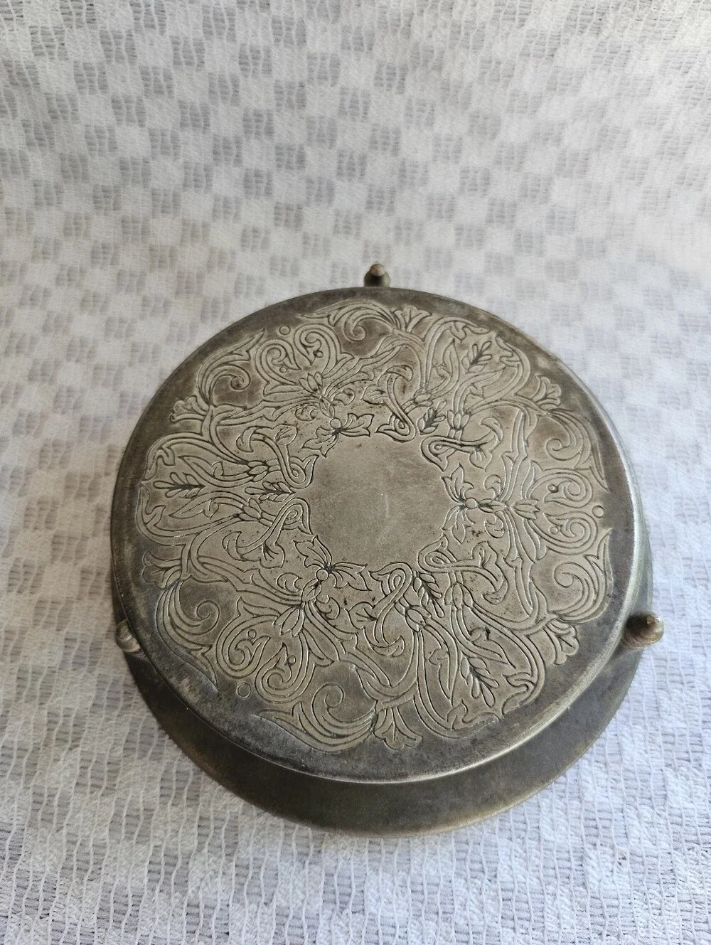Vintage Silver Plated Coaster Set
